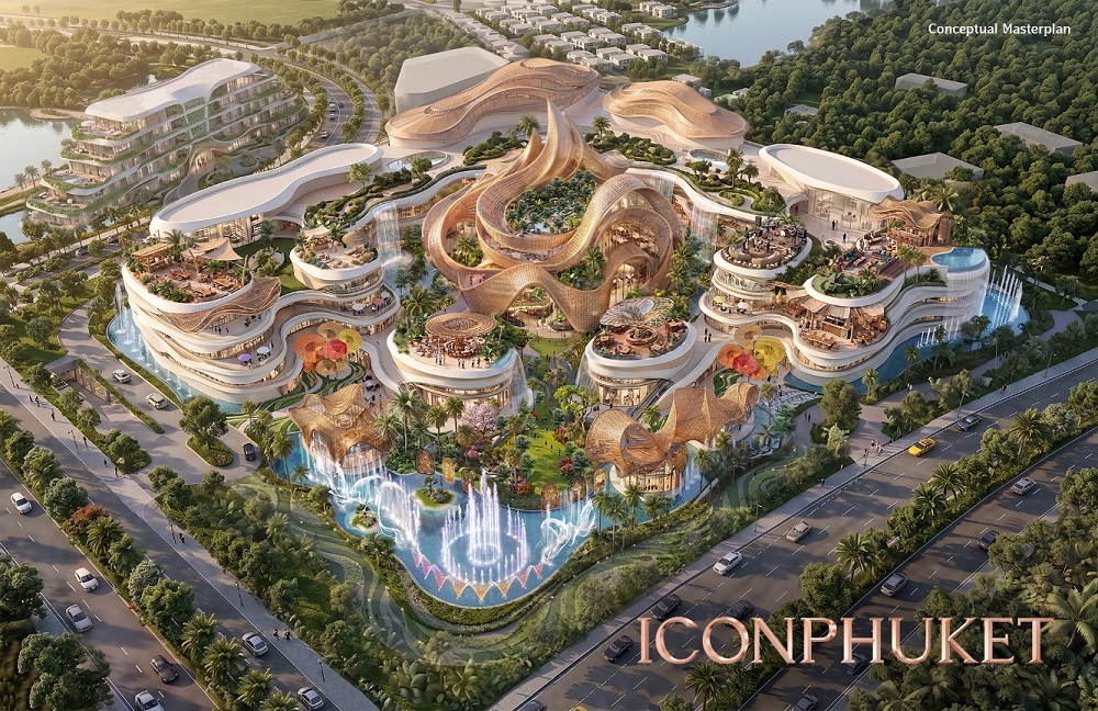 Siam Piwat conceptual masterplan rendering of the proposed ICONPHUKET development; not a photograph of a completed site
