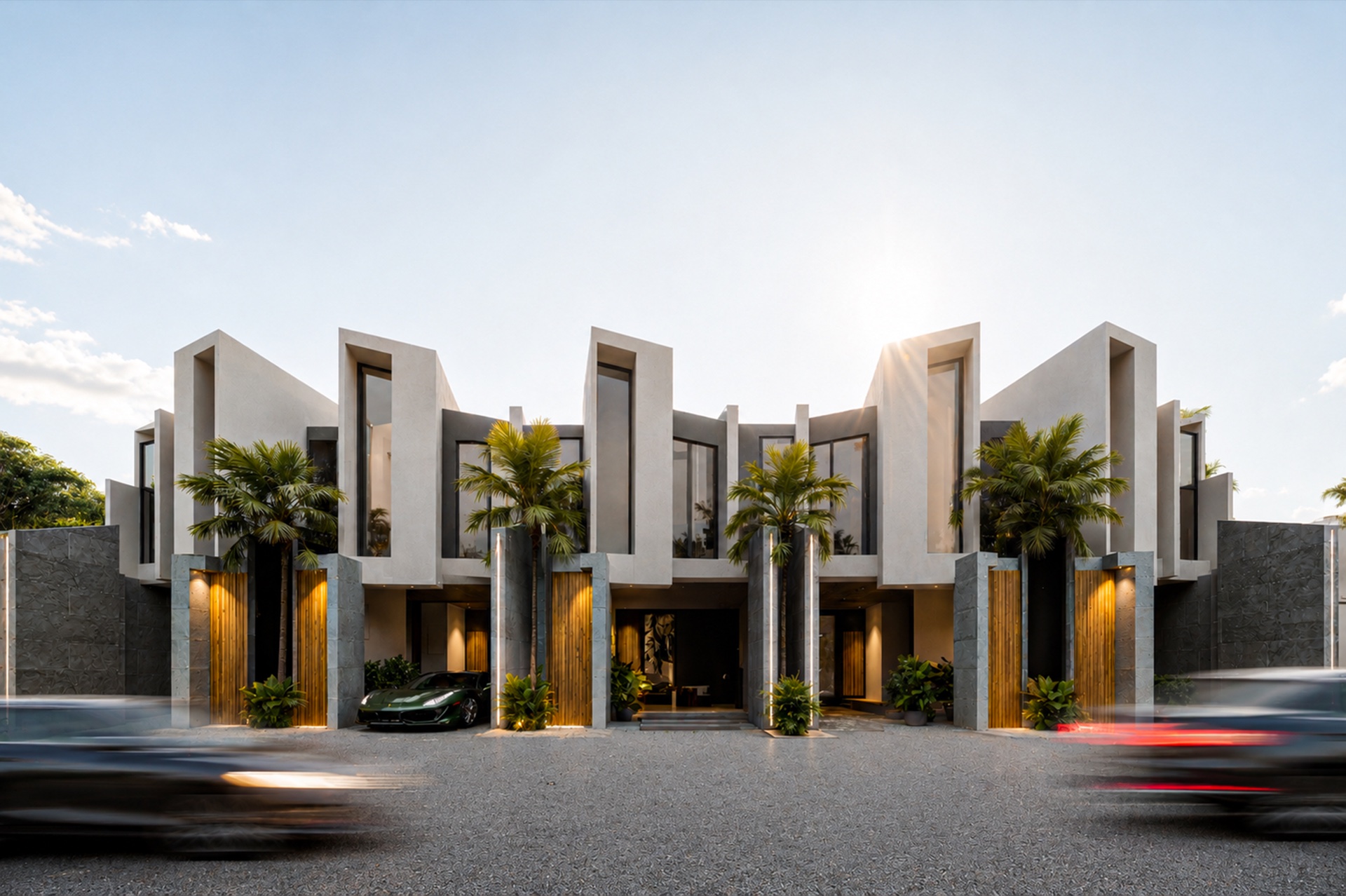 Architectural rendering of Aileen Rawai townhouses