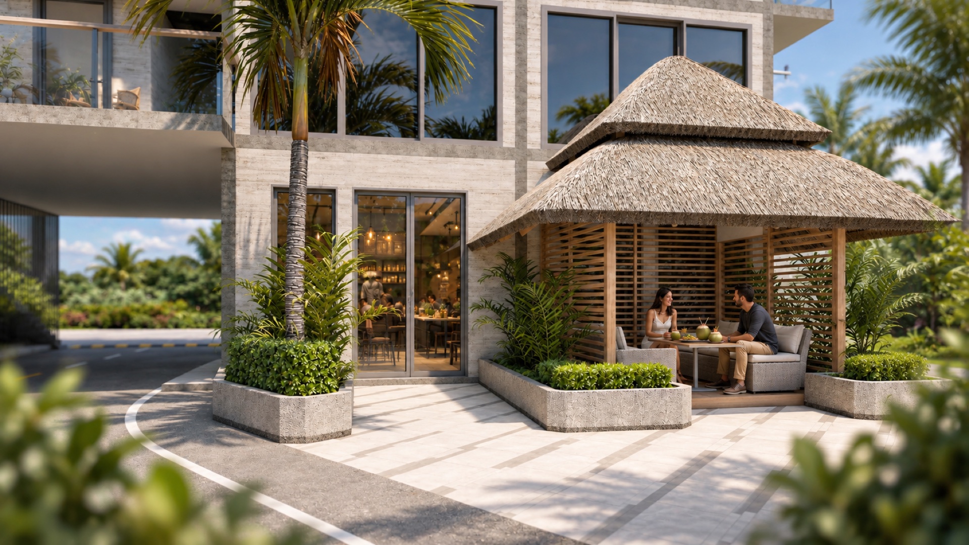 Clubhouse rendering at Orbita Villa-Town